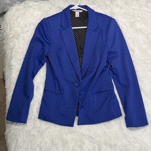 White House Black Market Royal Blue Blazer size 8.